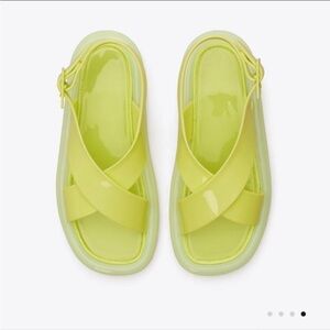 Tory Burch Criss-Cross Bubble Jelly Sandals NWT